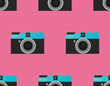 Lomo seamless vector pattern