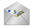 5 Euro Gutschein Cuvert