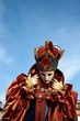 canvas print picture - Venetian costume attends Carnival of Venice.