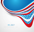 American Flag 4th july american independence day wave vector
