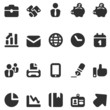 20 icons business in black