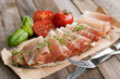 Photo: Rustic bread with cured ham Rustic bread with cured ham