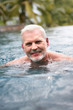 Photo: Elderly man swimming Elderly man swimming