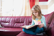 Photo: reading girl reading girl