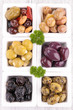 assortment of olives