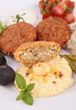 hummus and falafel