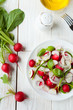simple salad of radish