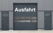 Hallenausfahrt