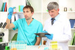 Physician and assayer during research on room background