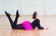 young dancer on the floor