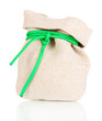 Small sack, isolated on white