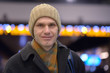 Mature man in winter clothes