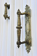 old bronze door knocker