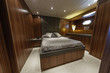 Italy, Viareggio, 82' luxury yacht, guests bedroom