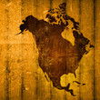 aged America map vintage