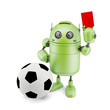 3D Robot playing soccer