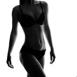 sweaty women body, naked Women's press, ABS