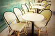 old-fashioned Cafe terrace