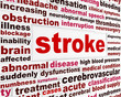 Illustration: Stroke medical warning message Stroke medical warning message