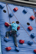 Kletterwand mit Kind
