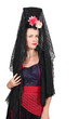 Woman with Mantilla and costume