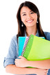 Happy female student
