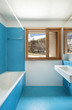 blue bathroom