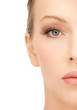 face of beautiful woman