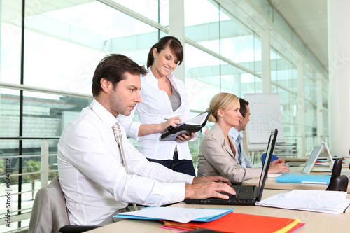 Photo: Busy office team Busy office team
