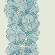 Hand drawn seamless floral pattern.
