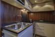 Italy, Viareggio, 82' luxury yacht, kitchen