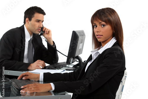 Photo: Workers in office Workers in office