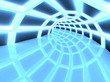 3D Tunnel, perspective view.