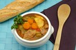 Guiso de carne con patatas y zanahoria