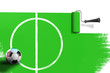 Fussball Farbroller Spielfeld