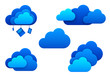 Illustration: Cloud computing icons. Isolated. Cloud computing idea concept. Cloud computing icons. Isolated. Cloud computing idea concept.