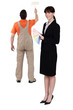 Photo: Interior designer and painter Interior designer and painter