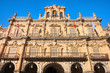 Town hall at Plaza Mayor in Salamanca, Castilla y Leon, Spain