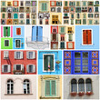 retro window  collage