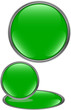 Illustration: button leer grün button leer grün