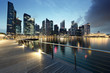 Foto: Singapore city in sunset time Singapore city in sunset time