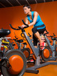 Foto: Aerobics spinning woman exercise workout at gym Aerobics spinning woman exercise workout at gym