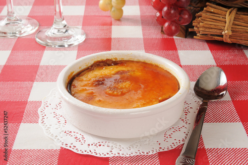 Photo: Creme Brulee in white ramekin Creme Brulee in white ramekin