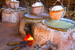 pan with firerwood