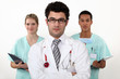 Photo: Doctor and interns Doctor and interns