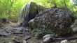 Waterfall Silver Jets, Grand Canyon of Crimea, Crimea, Ukraine