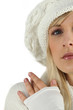 Photo: Woman dressed for cold weather Woman dressed for cold weather