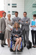 Photo: Businesswoman in a wheelchair Businesswoman in a wheelchair