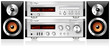 Music Stereo Audio Sound Components Rack detailed vector