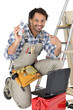 Photo: Carpenter asking you to call him Carpenter asking you to call him